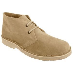 Roamers Mens Real Suede Round Toe Unlined Casual Desert Ankle Boots /Shoes / Cam